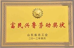 义和车桥荣获2012年山东省“富民兴鲁”劳动奖状